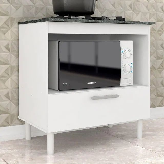 Balcão para fogão cooktop forno mila