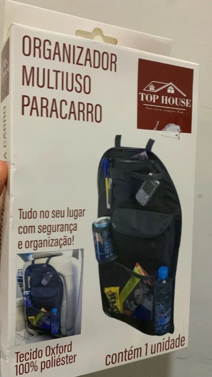 SUPORTE BANCO DE CARRO ORGANIZADOR PORTA TRECOS COD. *44 - Foto 3