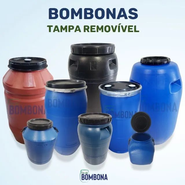 Tambores e Bombonas Plásticas