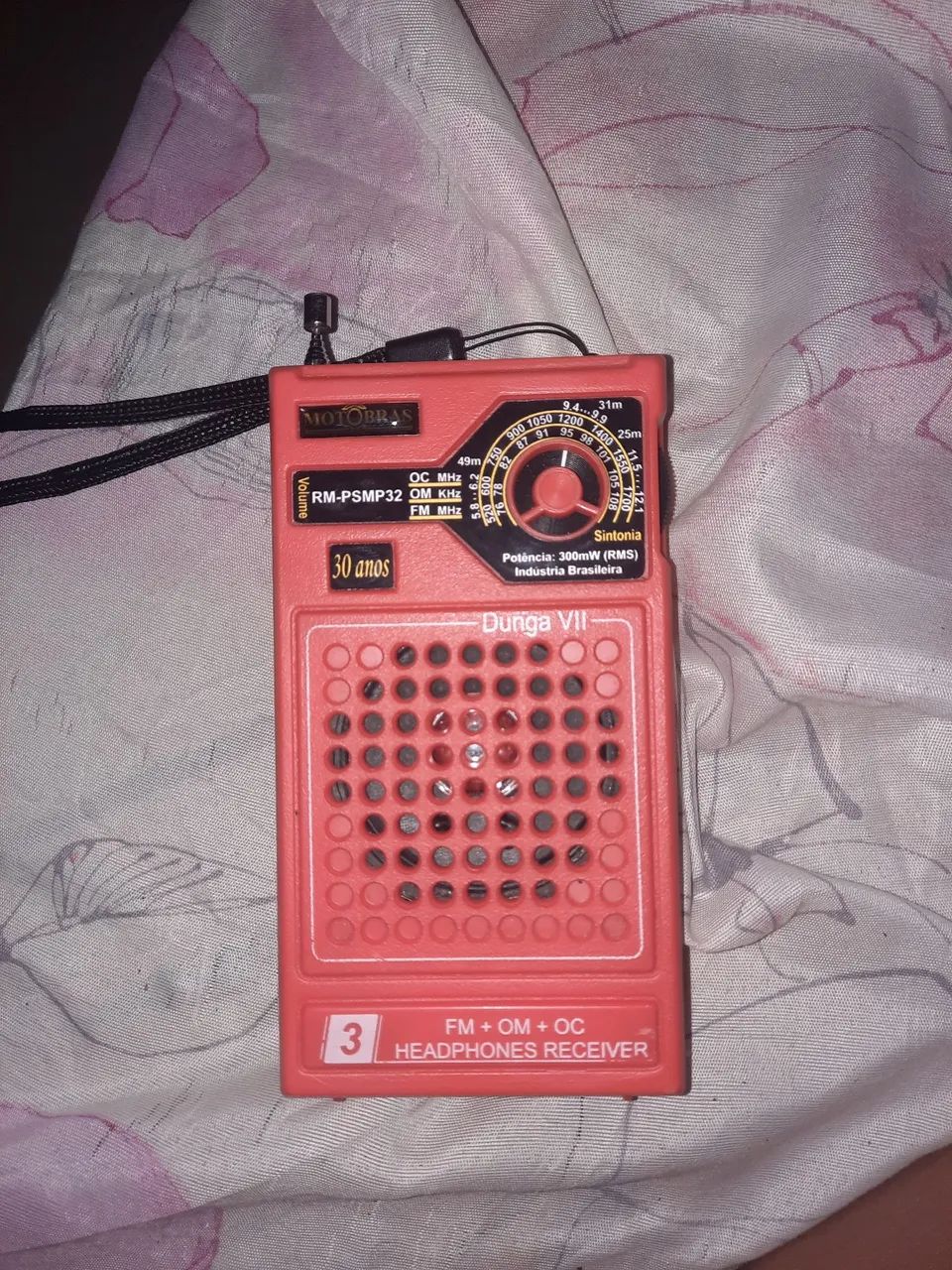 Rádio AM/FM/OC Motobras Dunga VII