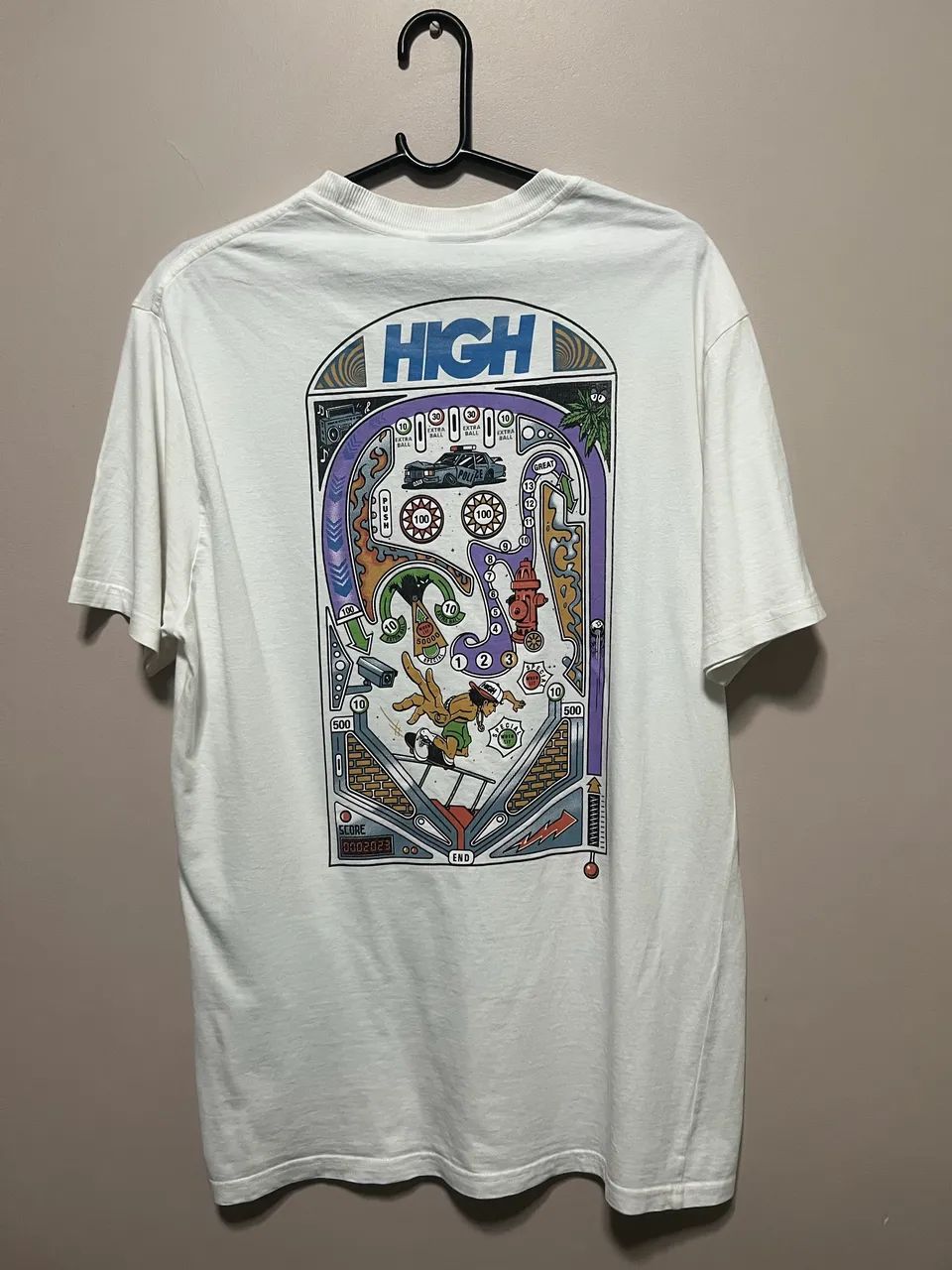 Camiseta High Pinball White Original