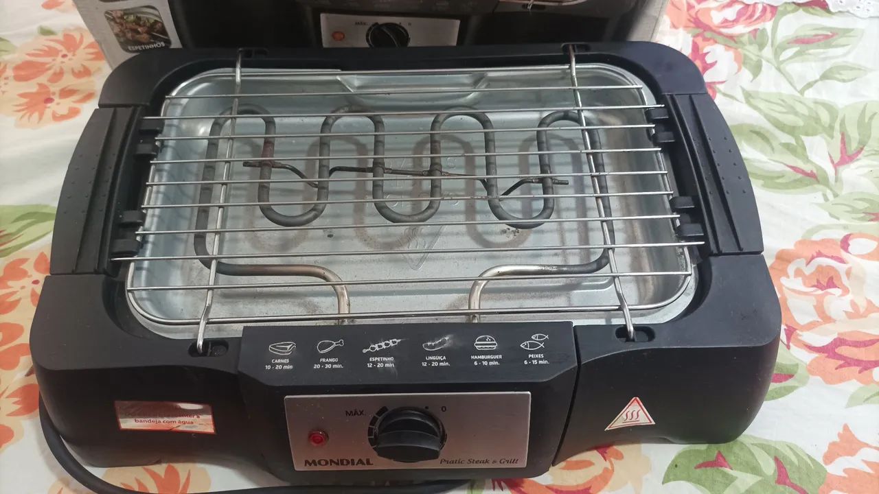 Churrasqueira elétrica Mundial  - Foto 4