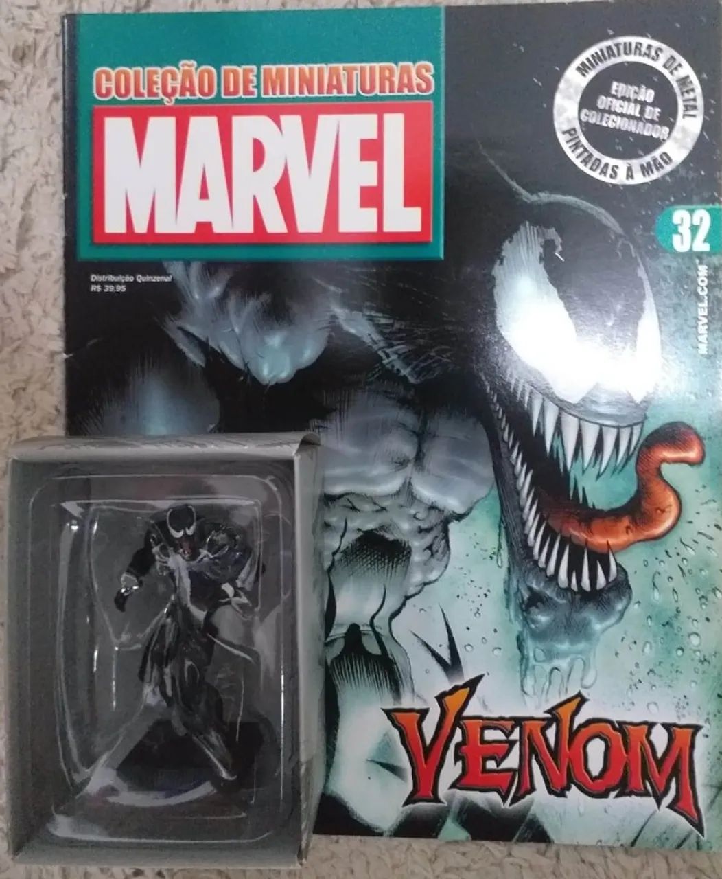 Venom - Coleção de Miniaturas Marvel Eaglemoss n. 32