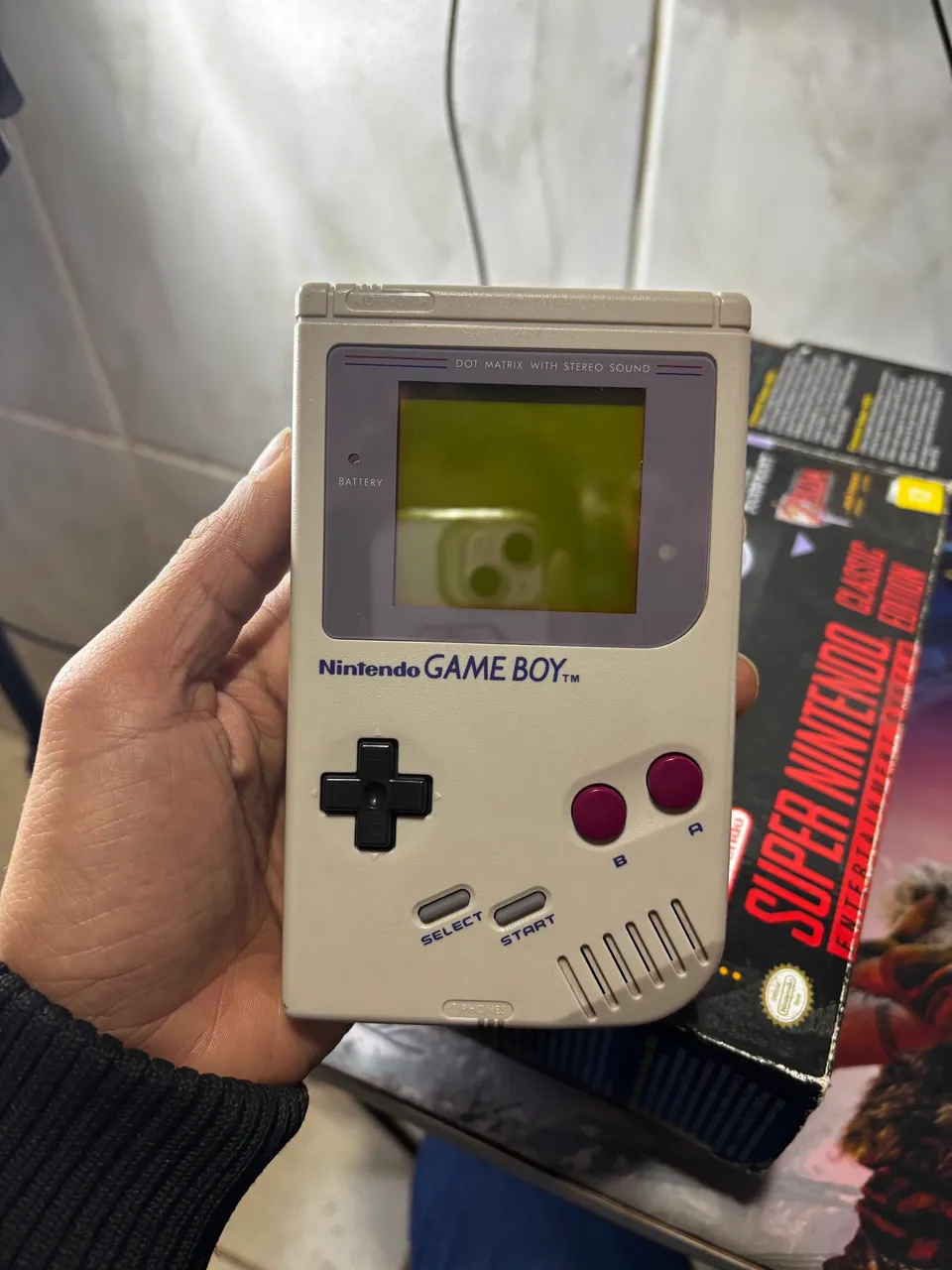 Game Boy original DMG-01 cinza clássico