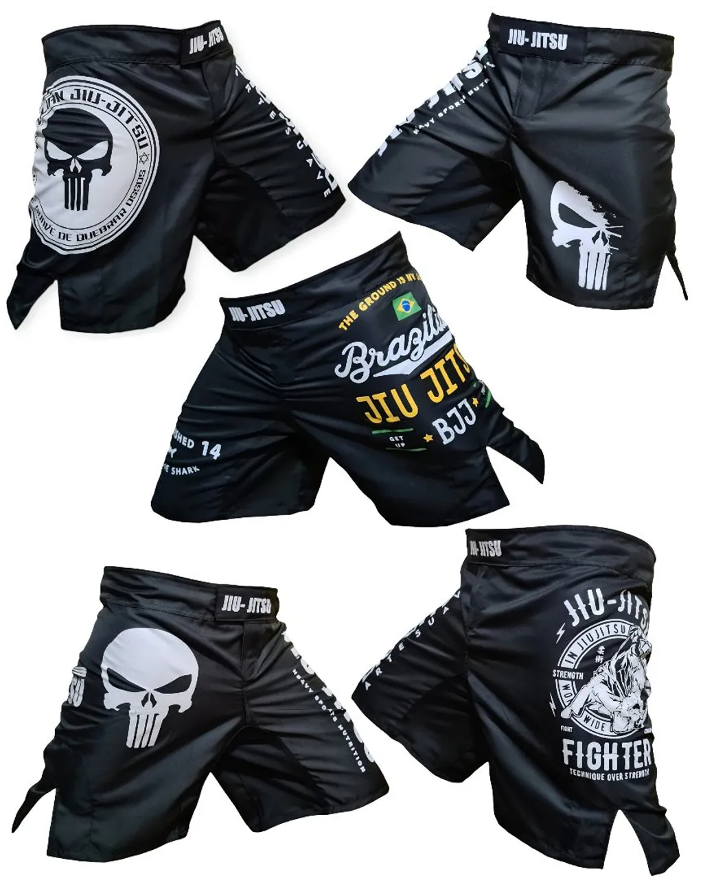 Shorts Jiu-Jitsu com Estampas Exclusivas