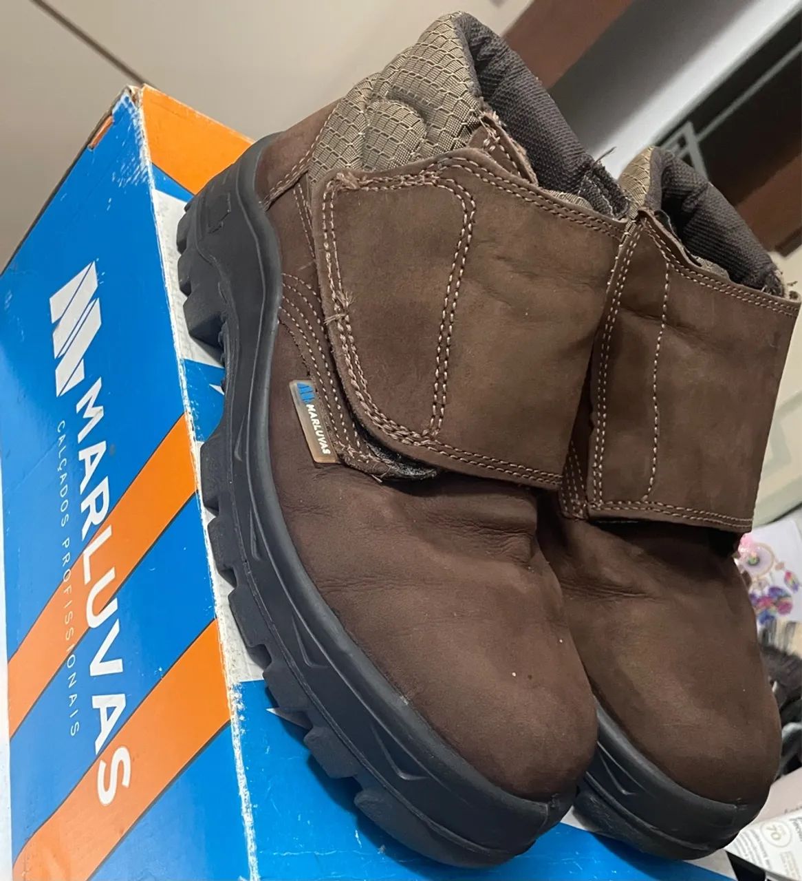 Bota de Segurança Marrom - Marluvas - Foto 3