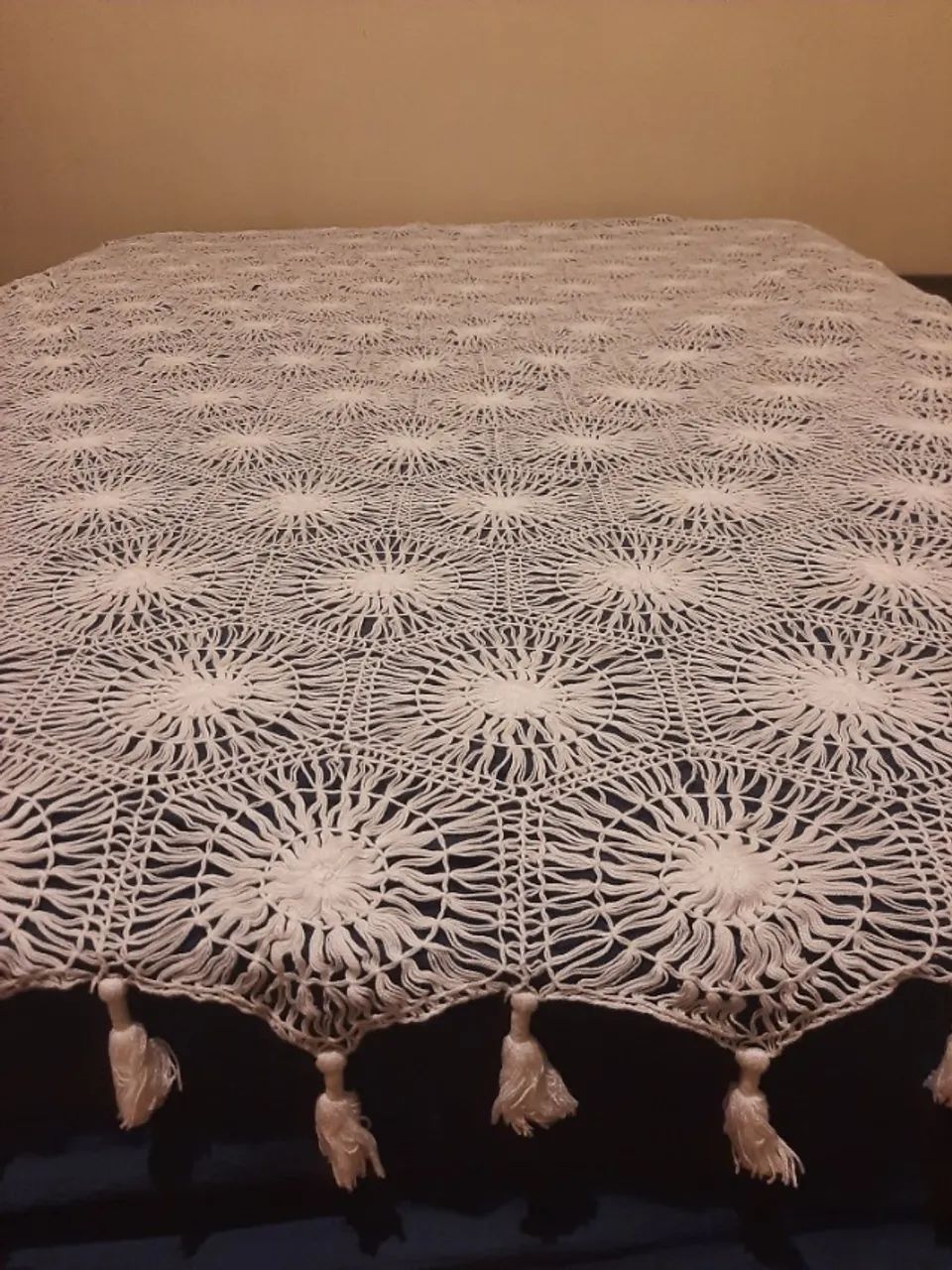 Colcha Rendada de Crochê tamanho casal - Foto 2