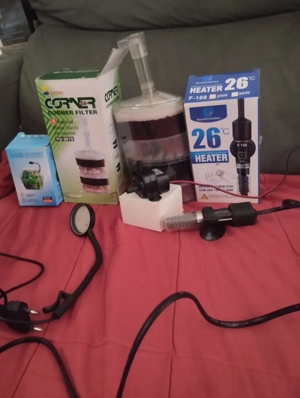 Aquário e acessórios para peixes - Foto 2