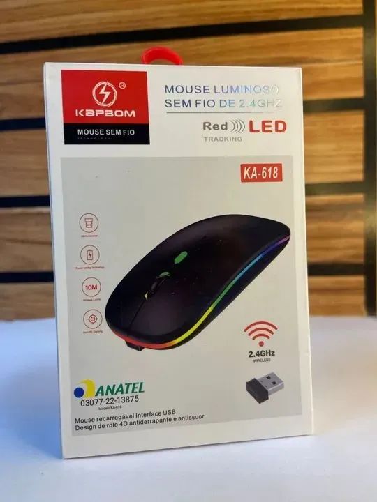 Mouse sem Fio 2.4G + Bluetooth - Foto 5