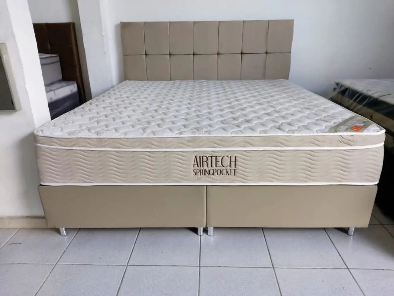 Cama Box Airtech Spring Pocket super king 