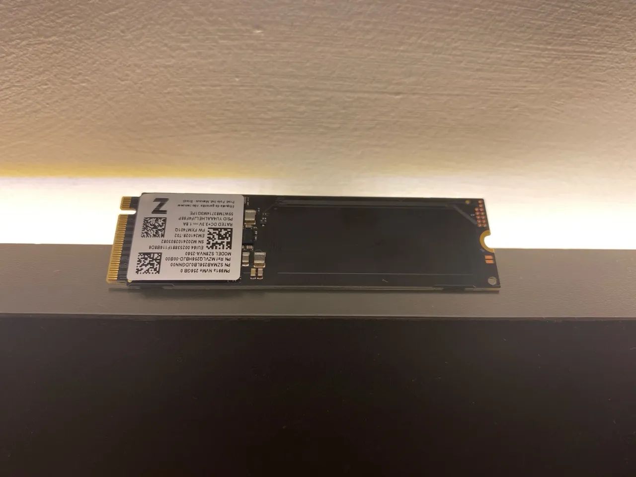 SSD NVME2.0 SAMSUNG 256GB - NOVO - Foto 2