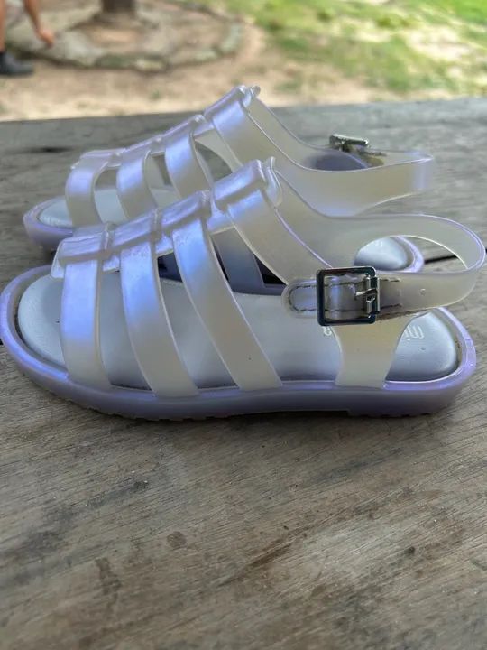 Sandálias Mini Melissa Infantil - no. 23/24 - Foto 6