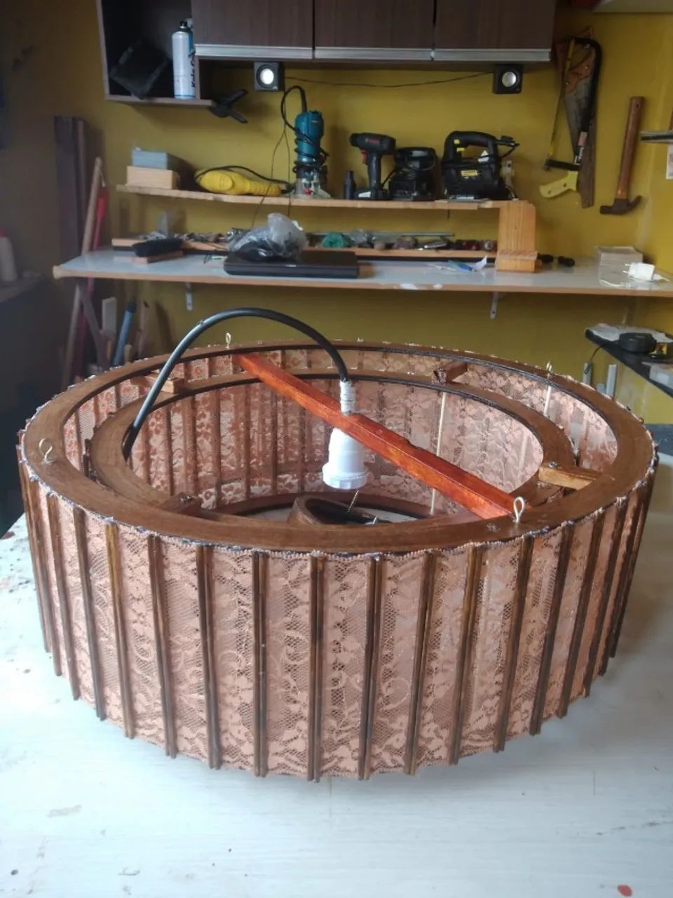 Lustre Lumennato, Gran Duo Si 50, Em Madeira - Foto 2