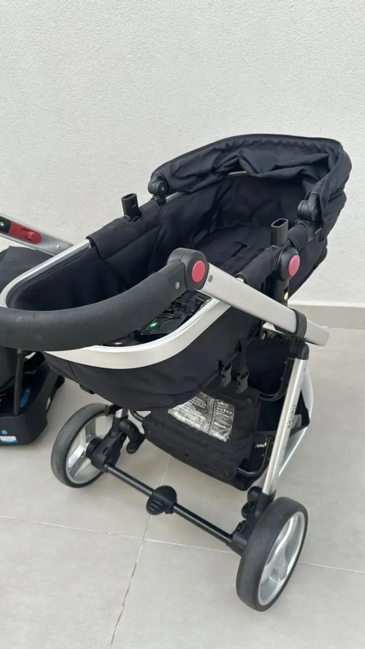 Carrinho de Bebê com Bebê Conforto Safety 1st - Travel System Mobi 0 a 15kg - Foto 4