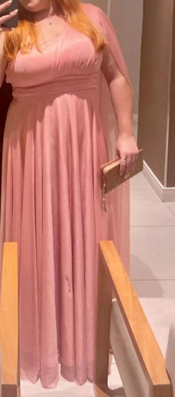Vestido Longo Rosa para Casamento formatura