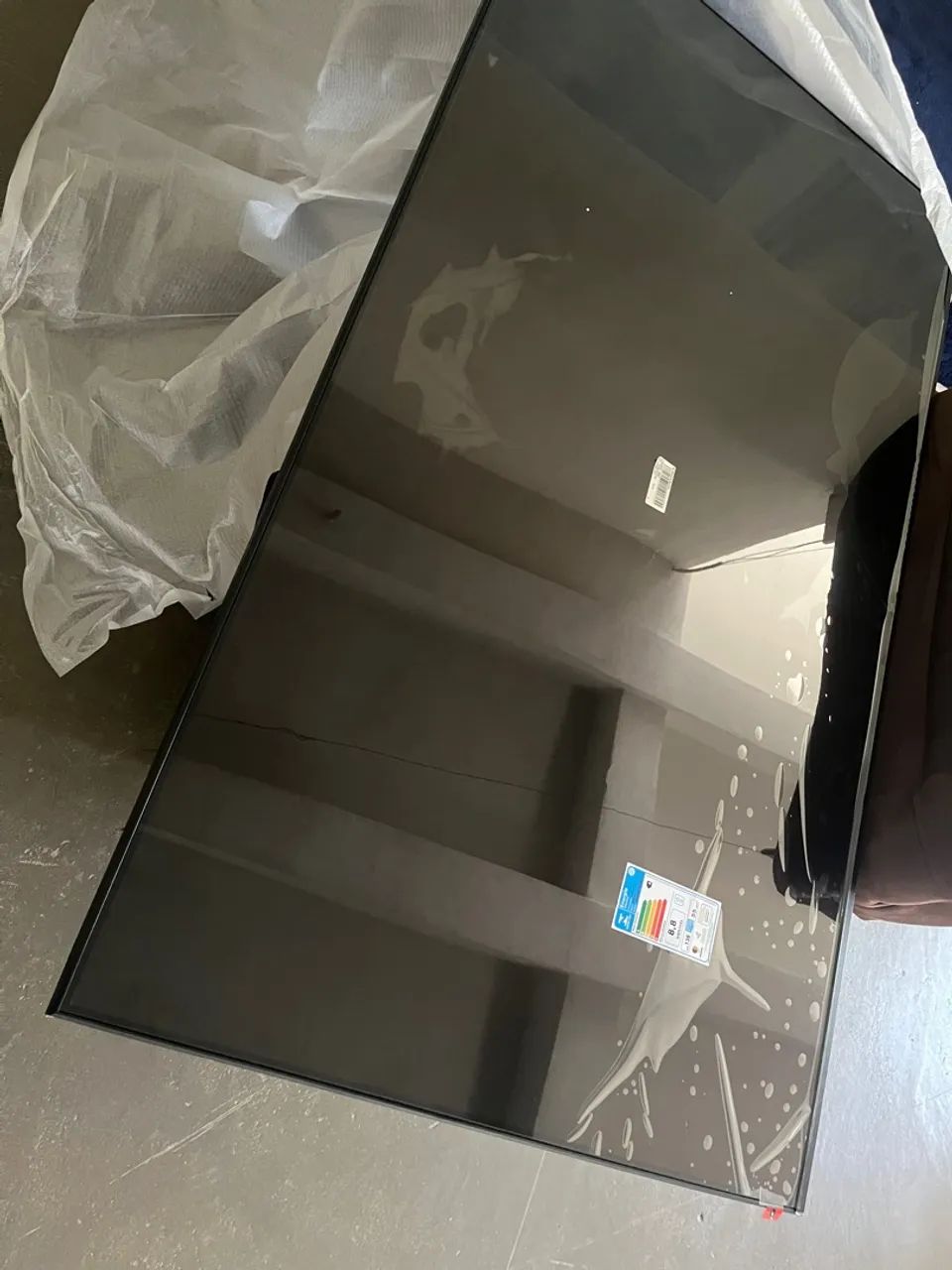 TV Samsung DU7700 55 Polegadas com tela danificada - Foto 3