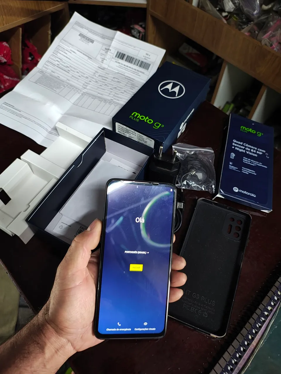 Moto g 9 plus muito novo !!!