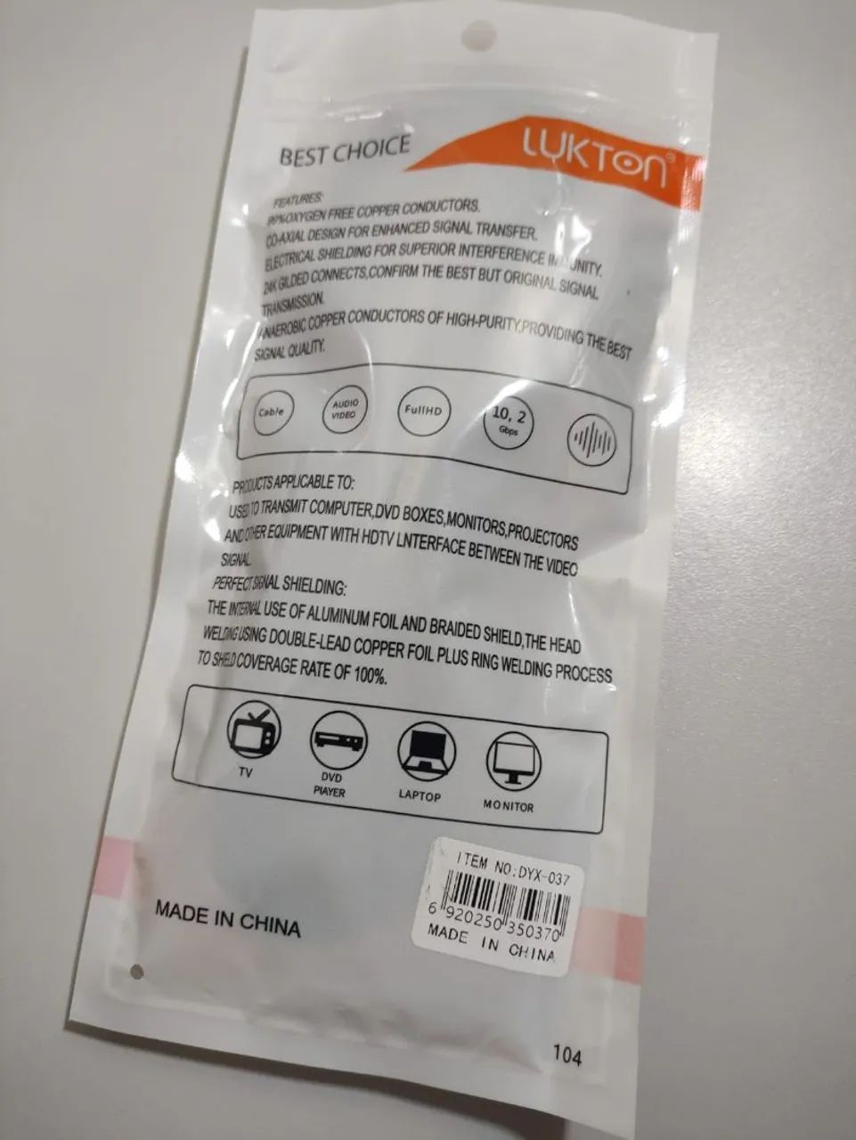 Vendo cabo de tomada de eletrônicos, modelo DYX-037 - Foto 4