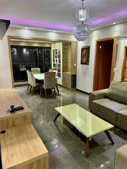 Apartamento mobiliado de 90m² com 03 quartos para locação - Nova Aliança - Foto 2