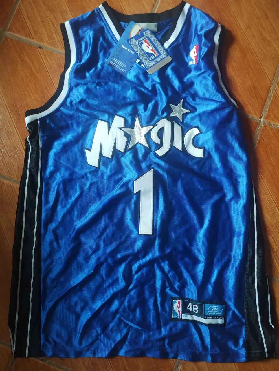 Camiseta Orlando Magic nº 1 Mc Grady original Reebok 