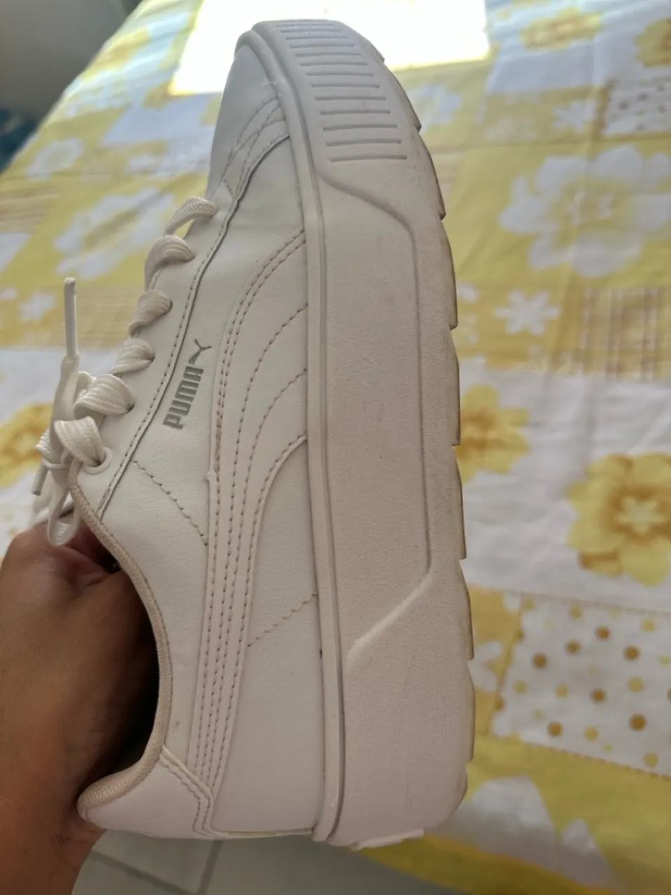 Tênis Puma Branco Plataforma Feminino