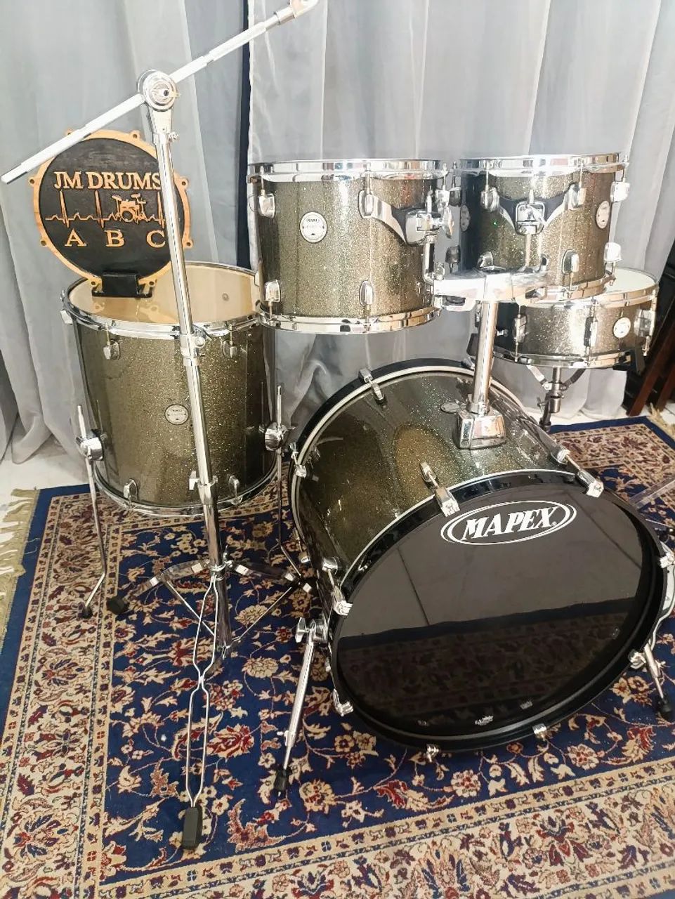 Bateria Mapex horizon com visual moderno e som imponente