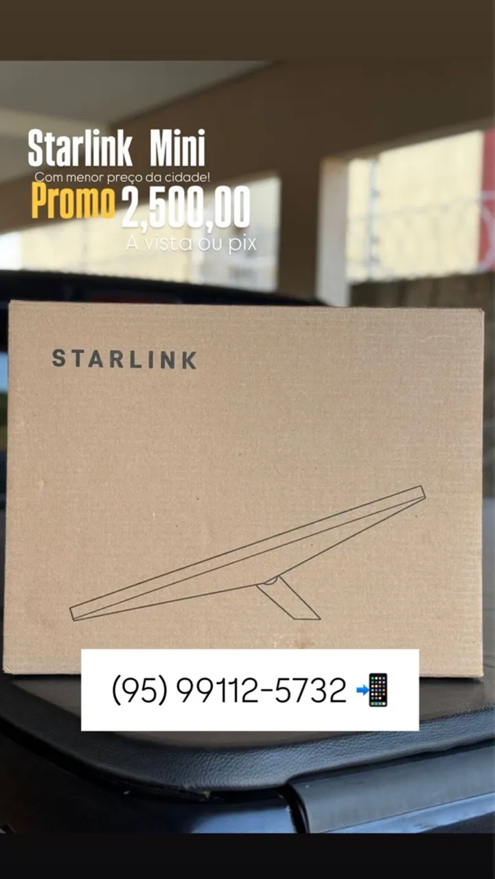 Starlink Mini - Novo - Frete Grátis