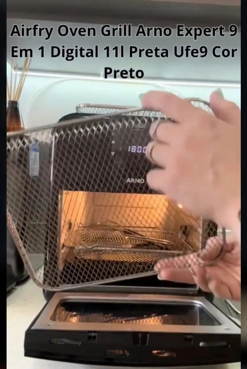 Airfry Oven e Grill Arno Expert 9 em 1 Digital 11L  - LACRADO - Foto 3