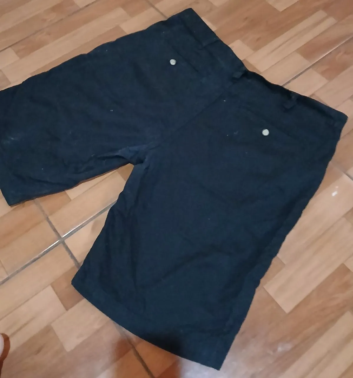 Bermuda Brim Masculino Preto