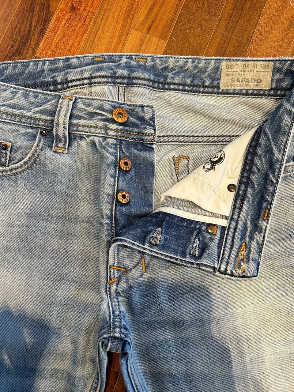 Calça Jeans Diesel Azul Claro - Original - Foto 3