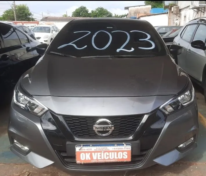 NISSAN VERSA 1.6 FLEX SENSE XTRONIC 2023. GARANTIA 2 ANOS MOTOR E CAMBIO.