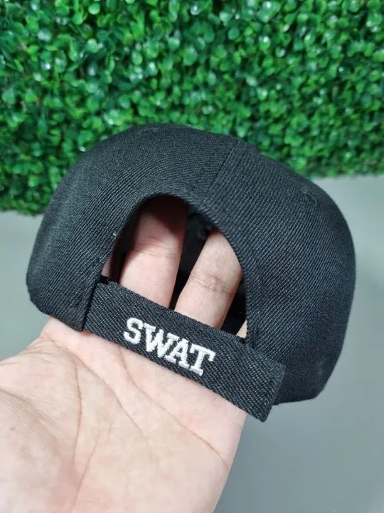 Boné Esportivo Original Gorro Chapeu Bordado Aba Curva Adulto Unissex Preto Pronta Entrega - Foto 2