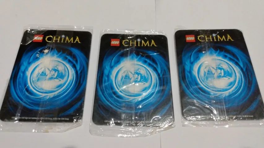 Lote com 3 pacotes de cards cartas Chima Lego 2013. - Foto 2