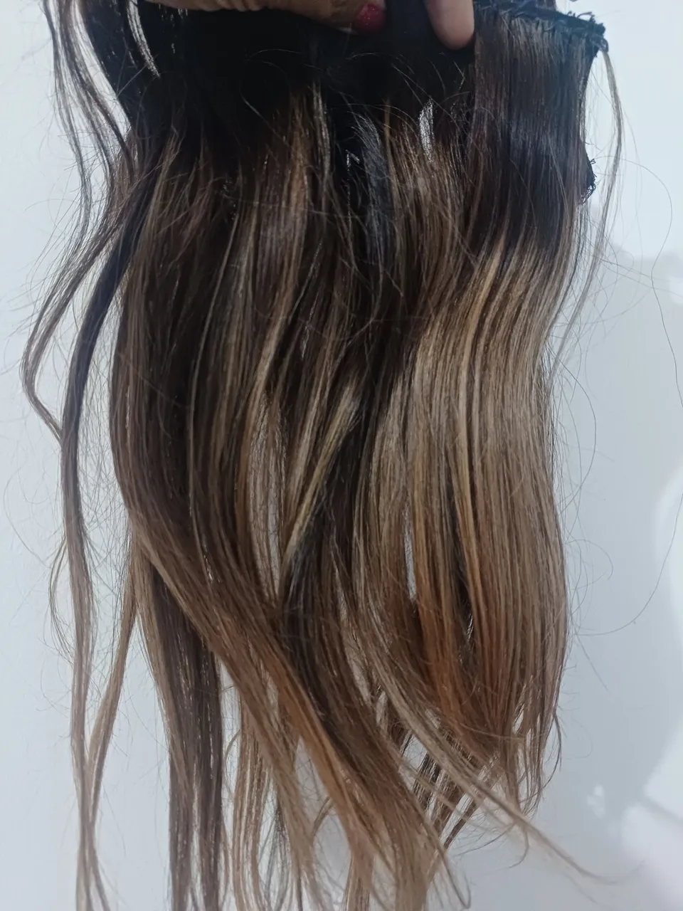 Mega hear  mechas morena iluminada 