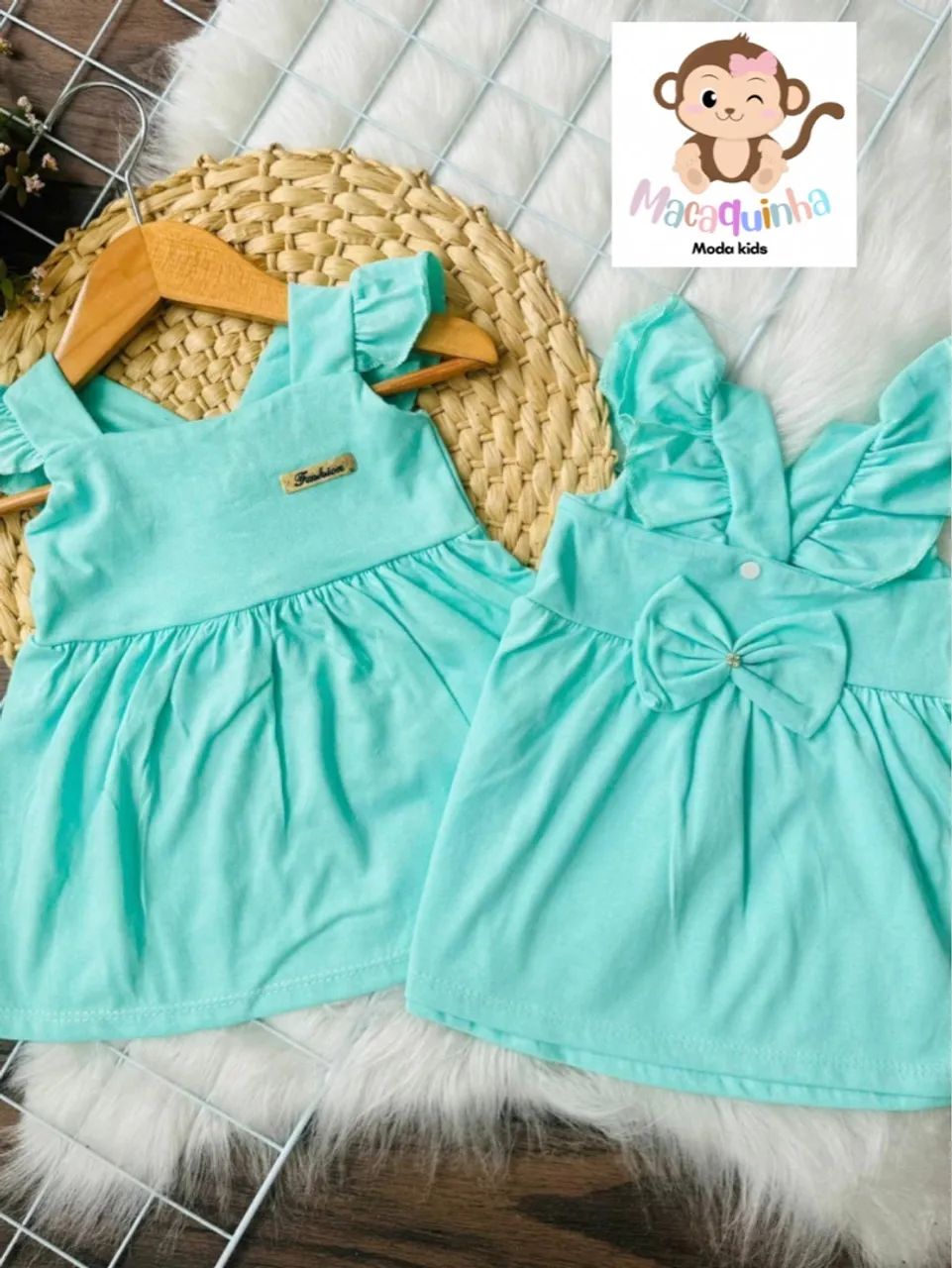 Vestido infantil e Romper - M ao G - Foto 4