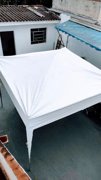 05 Tendas branca reforçada em ótimo estado usada,  - Foto 6