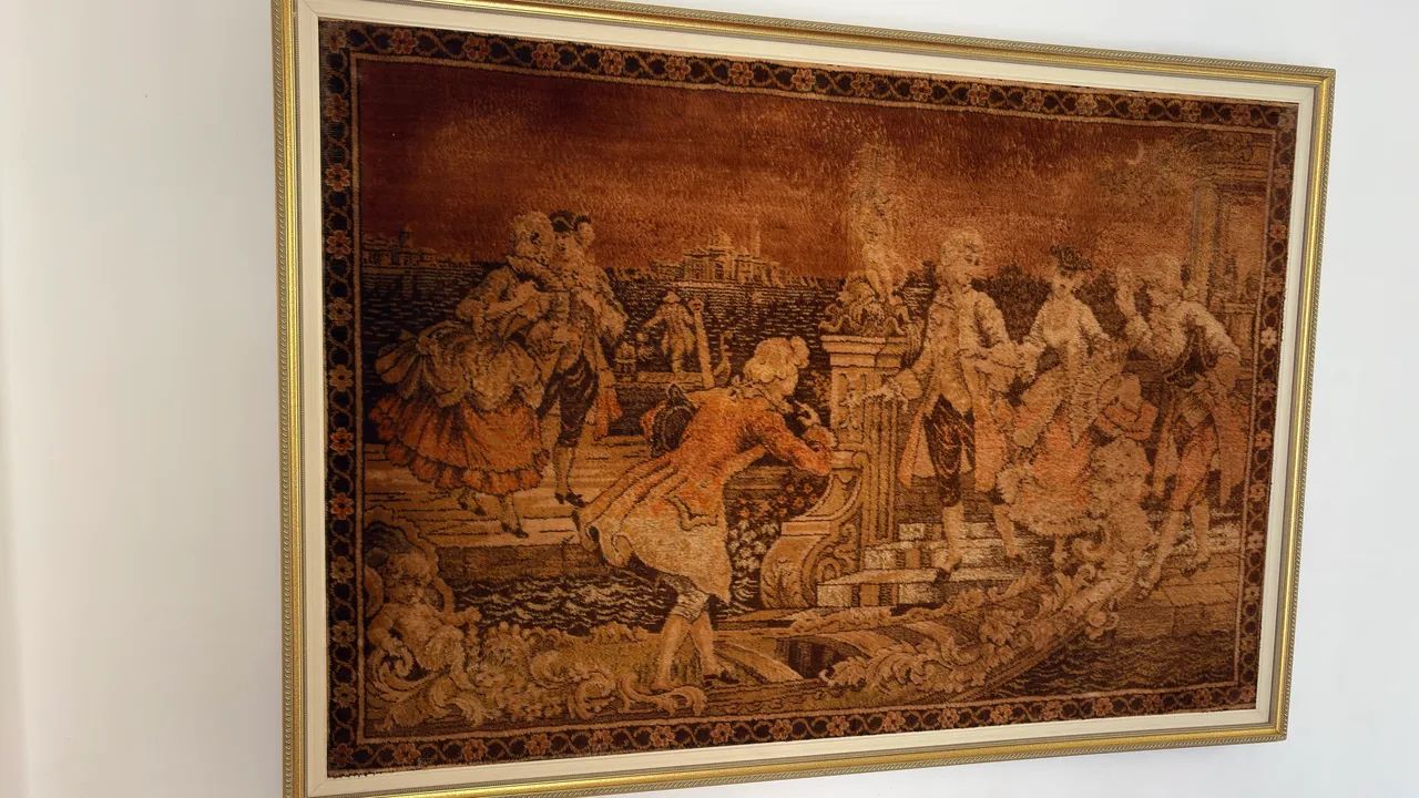 Quadro Vintage Tapeçaria Persa 1.55 X 1.08 - Foto 2