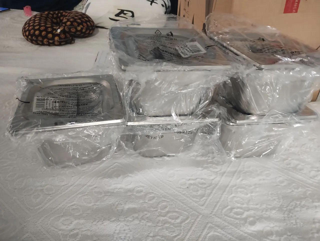 IMPERDÍVEL! 5 Cuba Aço Inox 1/6x100mm com tampa (Nova) - Foto 6