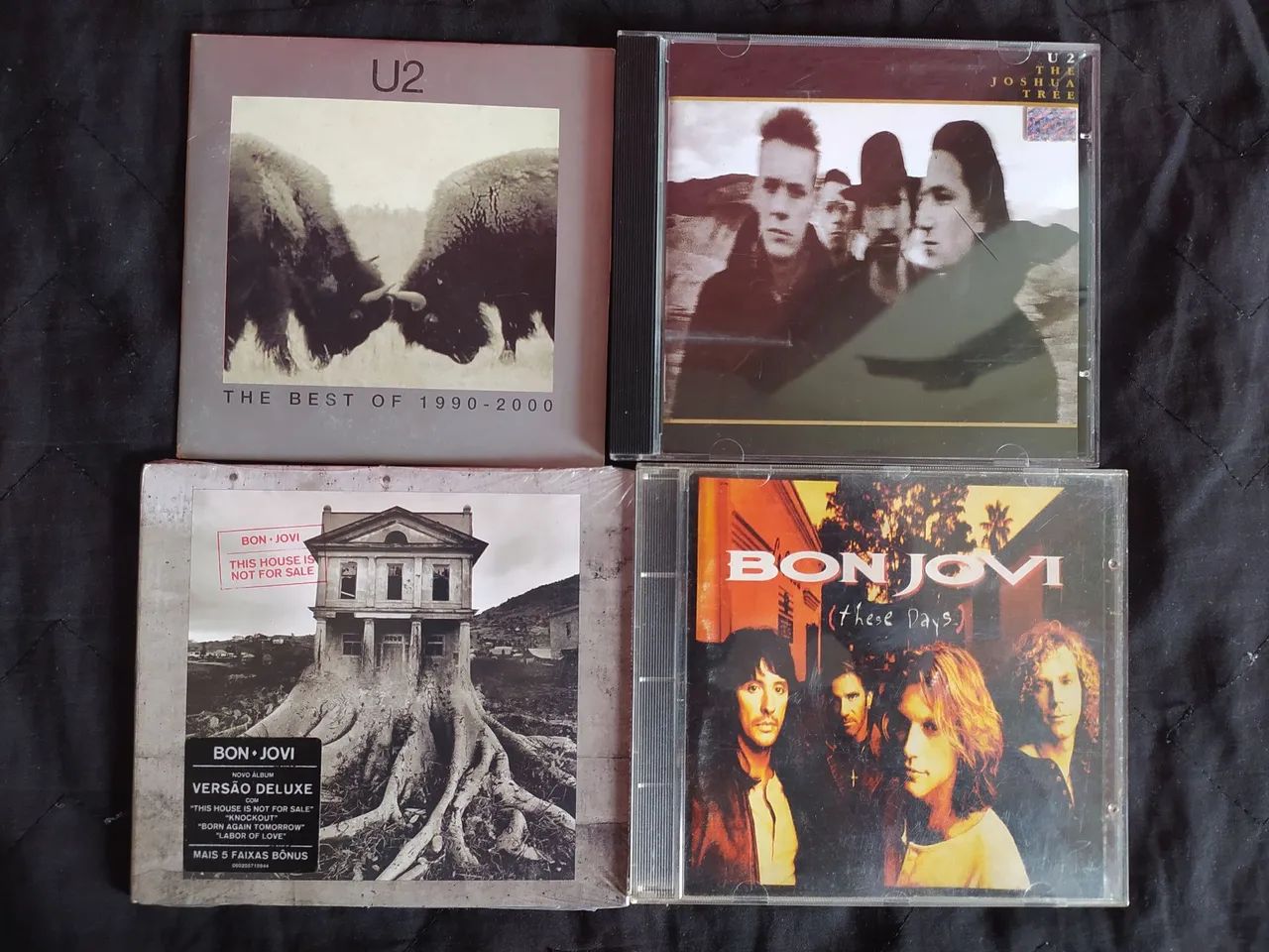 CDs U2 e Bon Jovi - Coleção de Sucessos