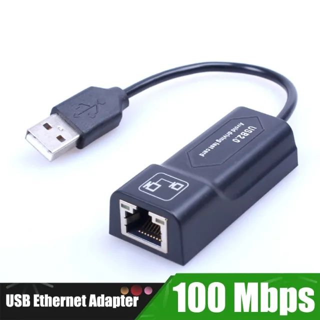 Adaptador Usb Para Lan Ethernet Rj45 10/100mbps - Foto 5