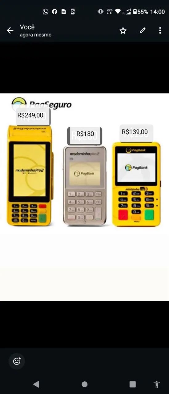 Máquina de Cartão  PagSeguro 