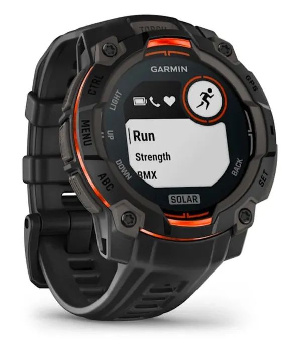 Relógio Garmin Instinct 3 45mm SOLAR- Preto 010-02934-00 (Novos/Lacrados)  - Foto 2