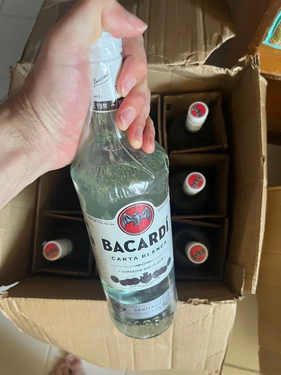 Caixa Bacardi Carta Blanca - Superior White Rum