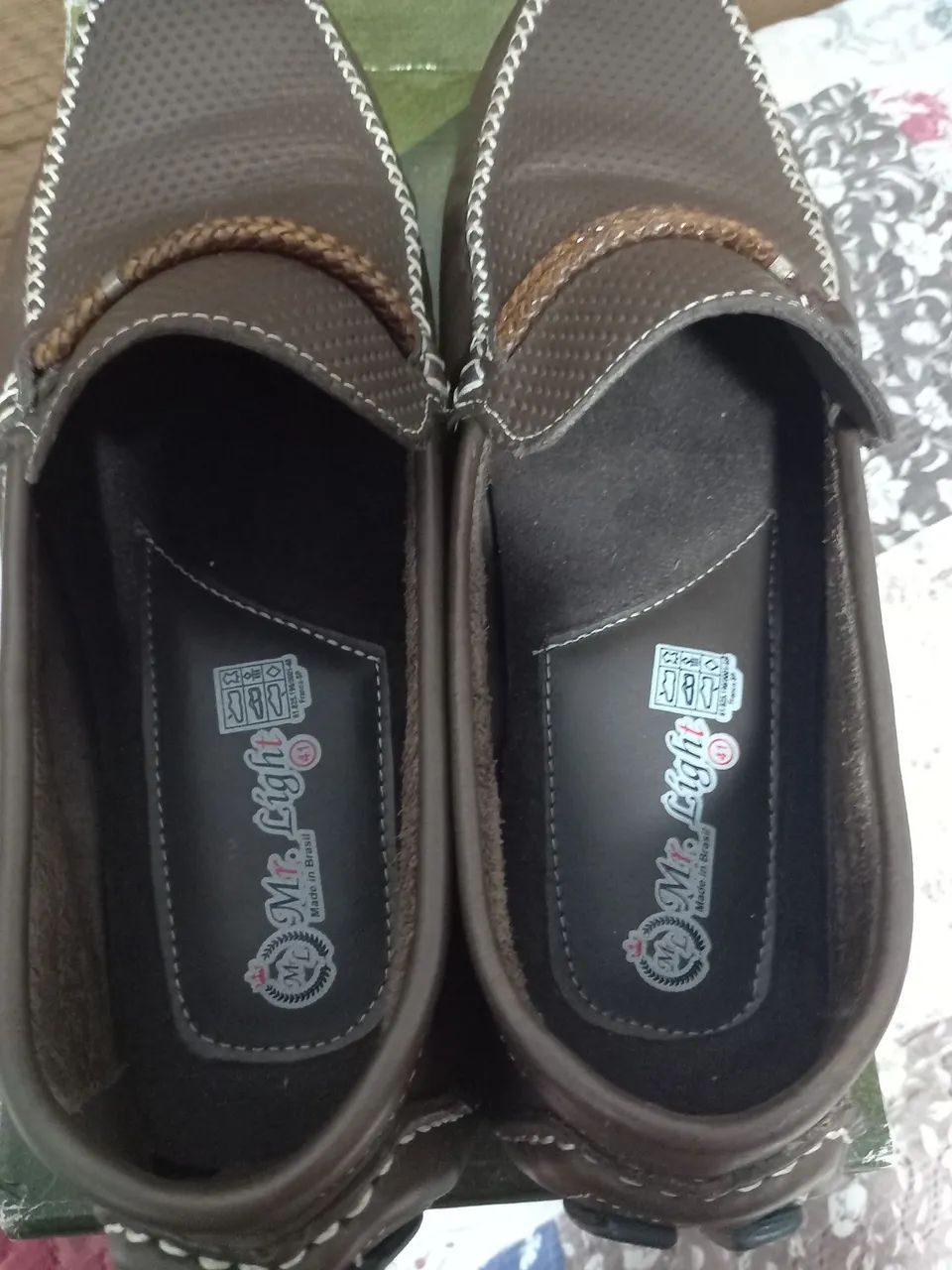 Mocassim Masculino Mr. Light Marrom n° 41 - Foto 5