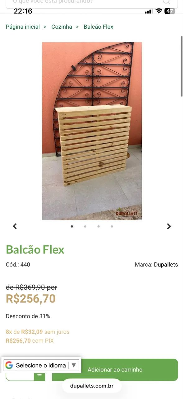 Balcão Flex 64961606150273121