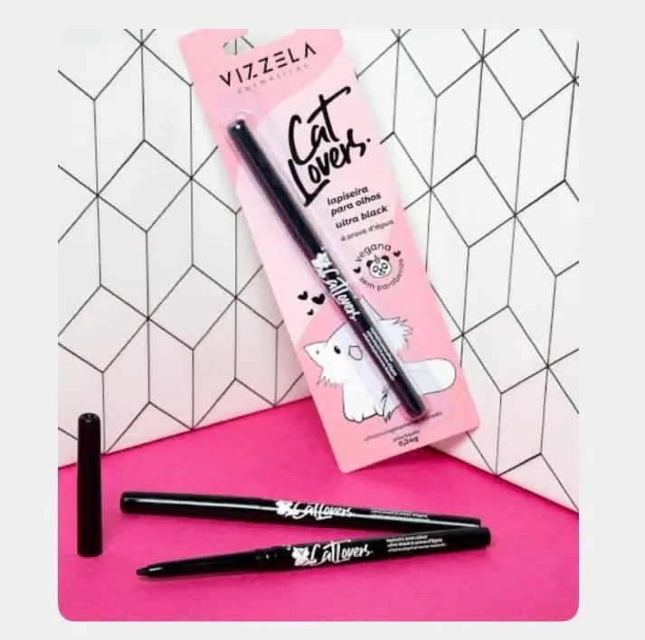 Lápis Cat Lovers Vizzela - Ultra Black
