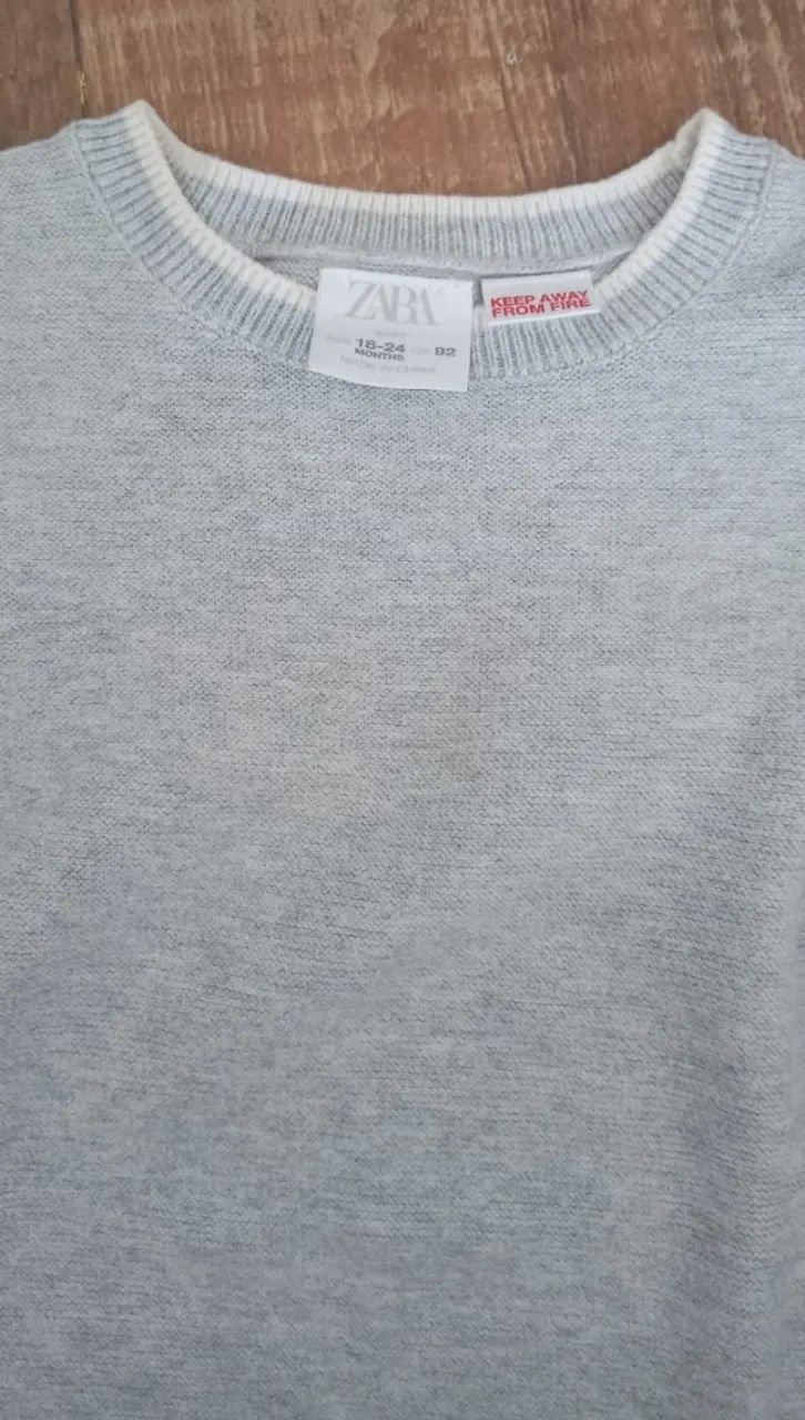 Blusa Zara - Tamanho 18-24 meses (Usado) - Foto 3