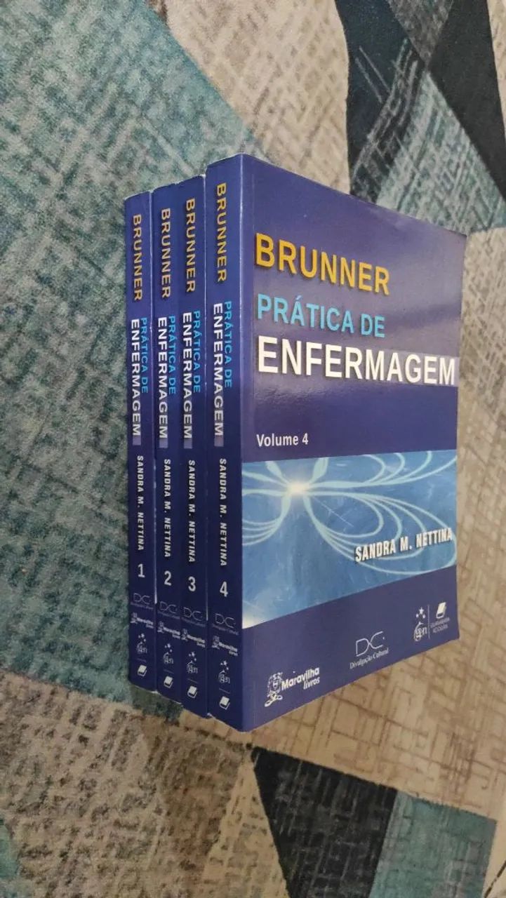 Livros Brunner Prática de Enfermagem - Volumes 1, 2, 3 e 4 - Foto 2