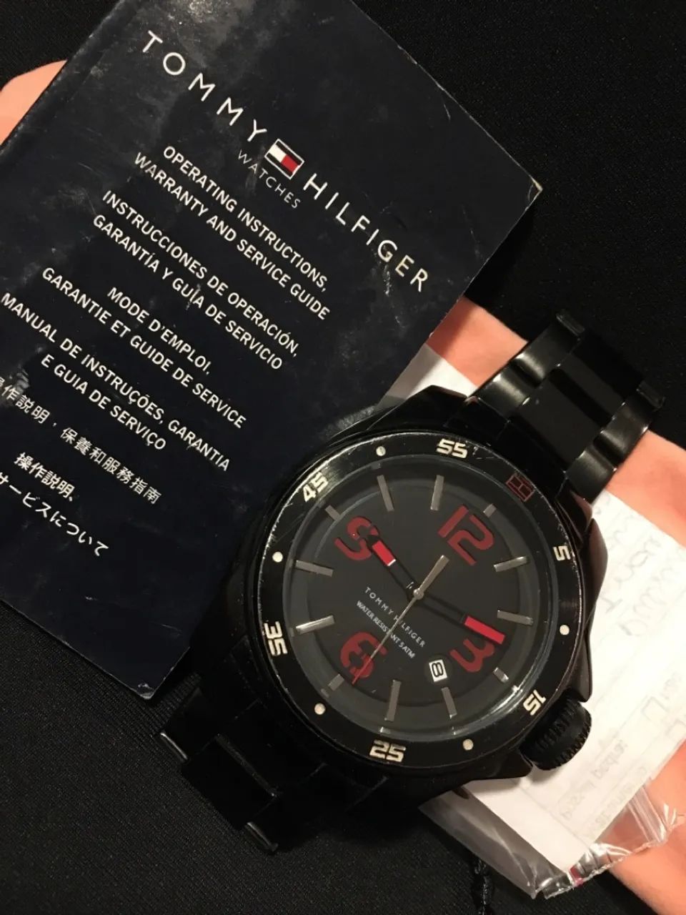 Relógio Tommy Hilfiger Masculino Preto