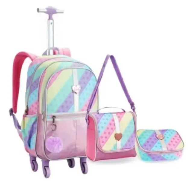 Kit Mochila de Rodinha Bolsas Bolsas, malas e mochilas
